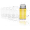 Stölzle Lausitz Boccale da birra Stölzle Oberglas Styria/Set di 6 boccali da birra da 1 litro/Robusto boccale da birra/Maßkrug in vetro soda-calce/Lavabile in lavastoviglie