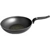 Pensofal Wok Padella Saltapasta IQ Connect 1 manico rivestimento Diamond alluminio antiaderente da induzione diametro 28 cm 3 litri
