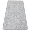 Casatessile Tappeto Cucina Antiscivolo Lavabile Modello Maioliche Liscio - Tappeto Corsia, Passatoia Corridoio - Grigio, Lunghezza 340 cm
