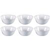 Luminarc Trianon 54435 - Ciotola per insalata, Ø 18 cm, in vetro opale, colore: Bianco (confezione da 6)