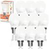 LED ATOMANT Confezione da 10 Lampadina LED G45 9W, Attacco E27, Colore Bianco Neutro (4500K), 950 Lumen