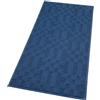 emmevi Tappeto Bagno 3D Morbido Assorbente Antiscivolo Lavabile Scendiletto Camera 45x75 Cm Blu