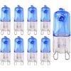 UGEFKMQ Lampadina G9 230V 25W Bianco Caldo 4000K T4 Capsula Lampadine Alogene G9 40W Tipo Jd Base G9 Bi Pin Perline Alogene 10Pc 40W