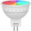 LGIDTECH FUT104 Lampadina per faretto 4W MR16 LED 2.4GHz GU5.3 Presa AC/DC 12V RGB+CCT Cambia colore e temperatura,controllo smartphone tramite hub gateway (Escluso)
