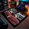 RUILBJM 3D Auto Moto Tappeto, Neon Cool Graffiti Auto Sportiva Motivo Decorativo, Morbido Confortevole Soggiorno Area Rug, Teenager Ragazzi Camera da Letto Antiscivolo Tappetino (Style 4,160x200cm)