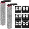 Todikaper Set di spazzole a rullo di ricambio per aspirapolvere Dreame H15-Pro Heat HHR48A Wet and Dry (B)