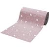 SaRani Tappeto Guida Passatoia Corsia Runner da Cucina Gomma Antiscivolo Fantasia Cuore Bianco (Rosa, 400x50 cm)