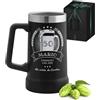 Maverton Boccale da birra personalizzato in acciaio inox, Tazza | Termica da campeggio 700ml, Bicchiere termico 6h caldo/10h freddo, Idee regalo campeggio, Regalo uomo compleanno, Regali uomo