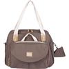 BÉABA, Borsa Fasciatoio Genève II, Modulabile, Grande Capacità, Scomparti Multipli, Pochette Frontale Rimovibile, Porta Pasti Termico, Sistema di Aggancio Passeggino, Cacao