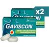 Gaviscon 250mg + 133,5mg Antiacido Bipacco 2x24 Compresse Gusto Menta