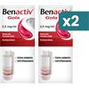 Benactiv Bipacco 2x15ml Benactiv Gola spray trattamento infiammazione gola
