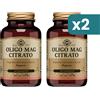 Solgar Bipacco 2x60 tavolette Solgar Oligo Mag Citrato integratore magnesio
