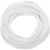 QUARKZMAN Nastro Tenuta Schiuma Silicone, Diametro 3 Mm (0,12) 8 Metri (26,25 Ft) Lunghezza, Guarnizione Gomma Spugna Rotonda Corda Gomma Solida per Macchinari e Industrie, Bianco