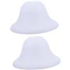 HOLIDYOYO Paralume in Plastica Semplice per Lampadario, Set da 2 Pezzi, Coprilampada da Soffitto per Sostituzione Paralumi, Adatto per Lampade da Terra e Applique da Muro