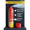 notlok Safety Work - Estintore Casa - Spruzzino Estintore 650 ml | Contro Tutti Gli Incendi A B F & E < 1000 V | Mini Estintore Auto, Estintori per Casa, Estintore Barca, Estintore Camper