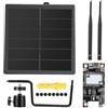AYWHP D5L Meshtastic Solar-LoRa-Repeater, compatibile con nodi Meshcore Meshtastic, antenna 868 MHz, pannello solare, batteria integrata da 5000 mAh e regolatore di carica