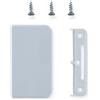 OTT beschlagswelt.de OTT lagswelt GKG BG53 - Maniglia per porta del balcone, in PVC, colore: Bianco