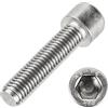 meinschraubenversand.de - Viti a testa cilindrica M5 x 22, 100 pezzi, DIN 912 (filettatura parziale, viti a testa cilindrica, esagono incassato, ISO 4762) A2 V2A in acciaio inox - M5 x 22