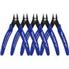 TOOLUTION Tronchesino Micro a Taglio a Raso | Cesoia per Modellismo, Gioielli ed Elettronica | Tagliafili a Filo Professionale | Per Zip Tie, Plastica e Lavori di Precisione, 5 Pack