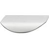 Gedotec H5015 - Maniglia rotonda per mobili, in acciaio INOX spazzolato, 1 pezzo