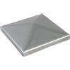 inferramenta Tappo Copripilastro in Acciaio Zincato per Pali in Legno | 6 Misure Disponibili | Protezione e Durata Massima nel Tempo (150x150 mm)