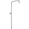 JOHO Colonna Doccia Acciaio Inox senza Miscelatore, Accessorio per Sistema Doccia, Compatibile con Fori Esistenti, Asta Doccia Saliscendi 69-111 cm, Cromo