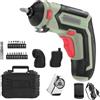 Avilia Set Avvitatore Multifunzione 4V con Batteria 1,5 Ah e Valigetta - Mini Trapano con 26 Accessori, con Motore in Rame e Luce LED Integrata