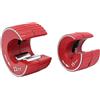 TopHomer Mini taglierina rotonda per tubi, in lega di zinco idraulico taglio utensile, in alluminio rame PVC tubo tubo taglio strumento, rosso, 15mm+22mm