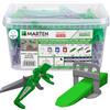 MARTEN Level UP - Set di sistema di livellamento per piastrelle - Supporto per posa con distanziatori e cunei per piastrelle - Set iniziale per un perfetto allineamento delle fughe 1-3 mm - Spessore