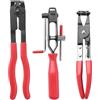 Helweet Pinza per Fascette Auto, Pinze per Manicotti, CV Joint Boot Clamp Pliers Set, Pinze per Giunti Omocinetici, Pinza a Morsetto per Bagagliaio CV, pinza Per Fascette Stringitubo, pinze per Giunti cV