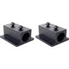 BEITESI Dissipatore di calore interamente in alluminio nero，Staffa del dissipatore di calore del modulo laser，Staffa di fissaggio modulo laser per 12mm（3×1.8×3.5）cm
