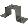 Generisch Fascetta per tubo quadrato, fascetta, tubo quadrato in acciaio inox, 60 x 60 70 x 70 80 x 80 90 x 90 100 x 100 (120 x 120 mm)
