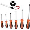 STARKEMUNICH SET DI 6 CACCIAVITI GIRAVITI A TRE PUNTE Y TRIWING TRIGRAM PER ELETTRODOMESTICI