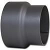 LANZZAS Tubo per canna fumaria, riduzione del diametro di 150 mm su Ø 130 mm, colore grigio