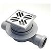 OMP TEA Sifoide pavimento in ABS 2 entrate105 x Diametro 40