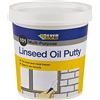 Everbuild 101 Stucco multiuso di olio di lino - adatto per vetro monostrato - naturale - 1 kg