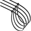 Glowster Fascette in nylon nere (20 pezzi) 7,2 x 500 mm, per il fissaggio e l'organizzazione di cavi e oggetti in progetti domestici e professionali.