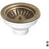 Dianhydro PILETTA 114 MM PER LAVELLO CON FORO 90 MM Copper Rame anticato