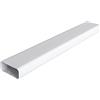La Ventilazione CT1157B CT1157B-Y Tubo per Aerazione Canalizzata Rettangolare in PVC, 150x70 mm, Bianco