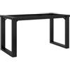 vidaXL Telaio Gambe a O per Tavolino da Salotto 80x40x43 cm in Acciaio