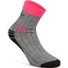 U-POWER DON'T WORRY... BE HAPPY! Calzini U-Power Giady, abbigliamento da lavoro casual, comodi, traspiranti, antisudore, piede imbottito, con supporto elasticizzato, per corsa, camminata, allenamento FUCSIA