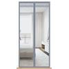 TYSGFA Porta con zanzariera magnetica - Protezione dagli insetti con potenti magneti e nastro magico di facile installazione(Grey,90X200CM)