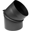 Parkanex Canna fumaria/tubo di scappamento, diametro Ø 120 mm, elementi di lunghezza/archi in varie versioni (arco 45° regolabile Ø 120 mm)
