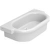 Ceramica Dolomite Vasca lavabo a canale da appoggio o sospeso in ceramica bianca modello kenia, cm 90x45, installabile anche in batteria