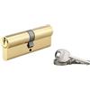 Thirard Cilindro europeo a doppia entrata SA 45x45mm, antisfilamento, ottone, 3 chiavi - THIRARD