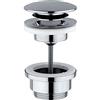 Idroweb Piletta Click Clack 11/4 Con Troppo Pieno Con Vite 80 Mm Cromata