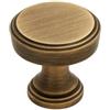 LIJUCAI Maniglie e pomelli per mobili da cucina semplici in bronzo vintage, per camera da letto, in ottone, con barra a T, C, 5642, 35 mm, bronzo