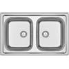 Dianhydro LAVELLO INCASSO IN ACCIAIO MOD. LS05 80x50 CM cm. 80 x 50