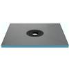 Mai & Mai Piatto Doccia da Piastrellare in Rigida Polistirene 80x90x4 cm, Piatto Doccia Pronto da Piastrellare per Bagno, Tagliabile Dimensione XPS-Duschboard01