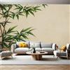 Generic Stile Retrò Fotomurale da Parete 250 x 175 cm Foglie di bambù verdi Carta da parati TNT Murale 3D Moderna Poster Gigante Design Carta per Pareti Soggiorno Camera de Letto Sala Ufficio